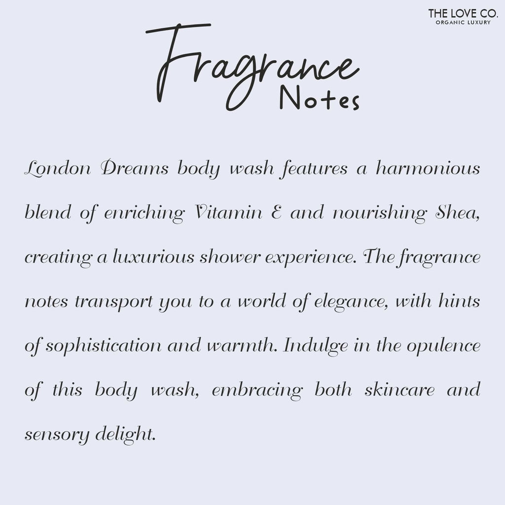 The Love Co. London Dreams Body Wash | Grocsy