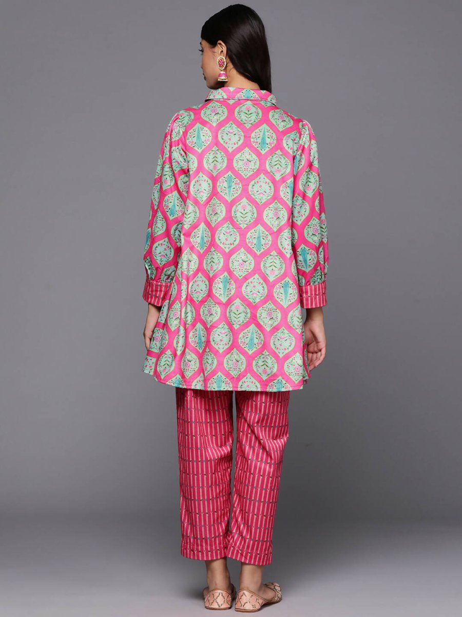Ahalyaa Women's Traditional Wear Co-ods - Pink | Grocsy