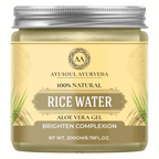 Ayusoul Ayurveda Rice Water Aloe Vera Gel For Body Skin Treatment | Grocsy