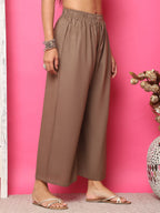 TAG 7 Women Flared Ethnic Palazzos | Grocsy