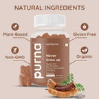 Purna Never Grow Up Glycolic Acid Gummies - Tamarind | Grocsy