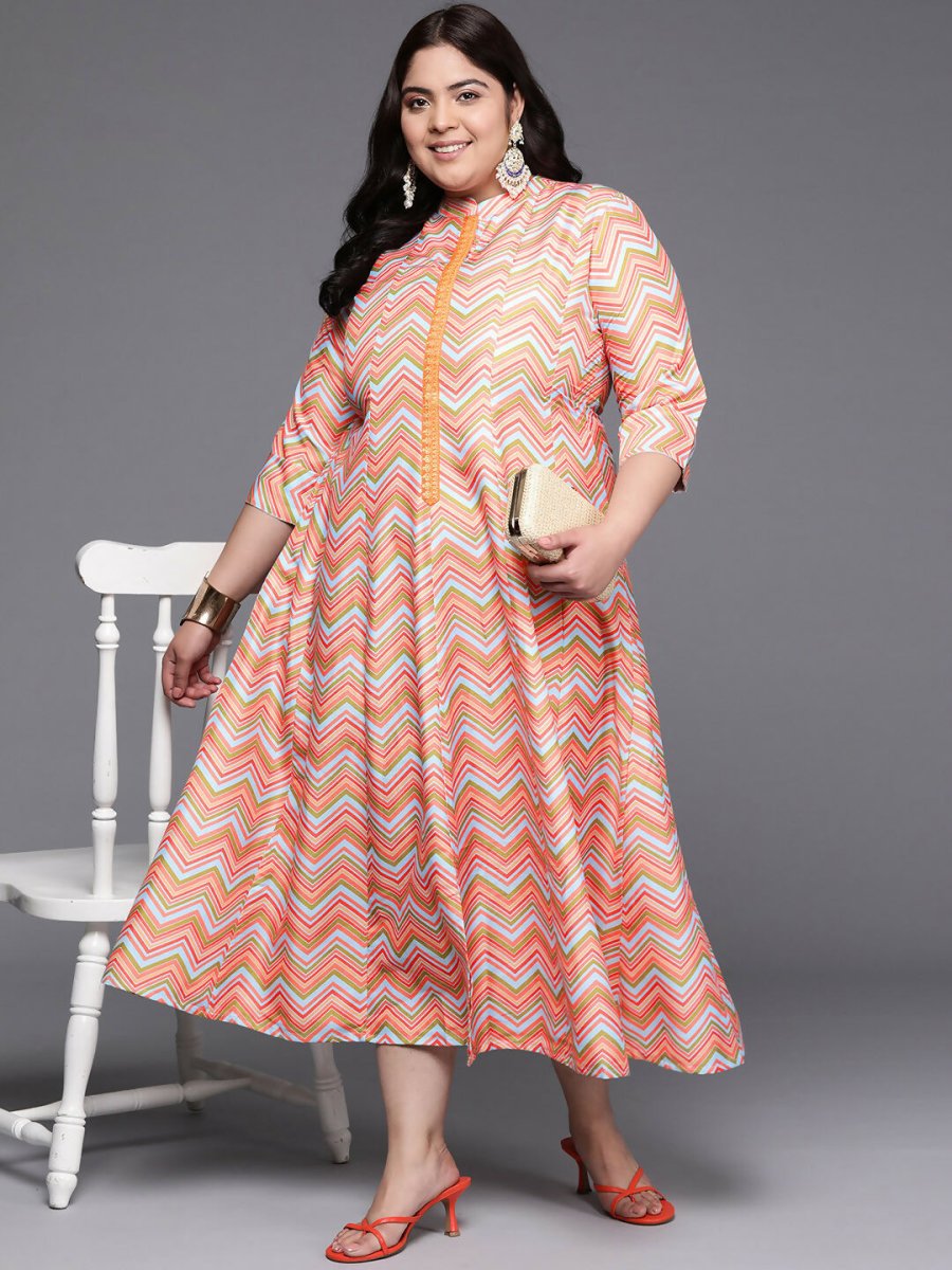Ahalyaa Women's Traditional wear Ethnic Dress - Multi Color | Grocsy