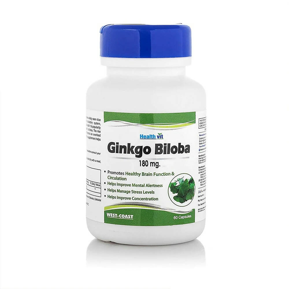 Healthvit Ginkgo Biloba Capsule | Grocsy