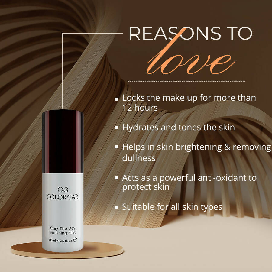 Colorbar Stay The Day Finishing Mist Mini Make-Up Setting Spray | Grocsy