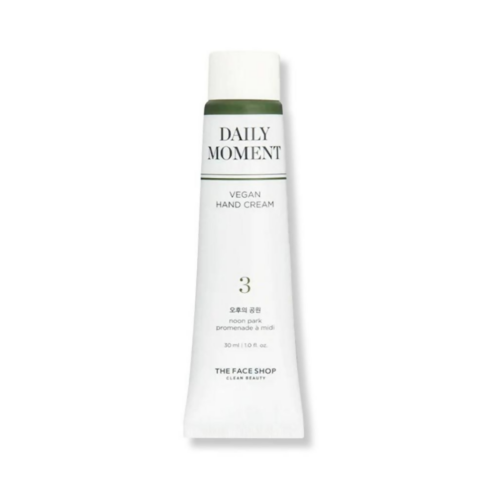 The Face Shop Non-Greasy Vegan Hand Cream - Noon Park With Hyaluronic Acid | Grocsy
