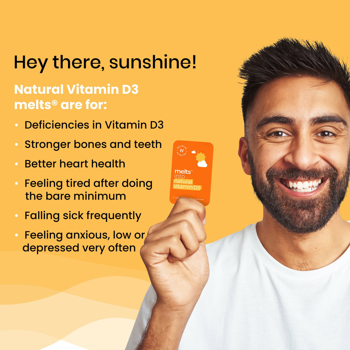 Wellbeing Nutrition Melts Natural Vitamin D3+K2 (MK-7) Oral Strips-Wild Raspberry Flavor | Grocsy