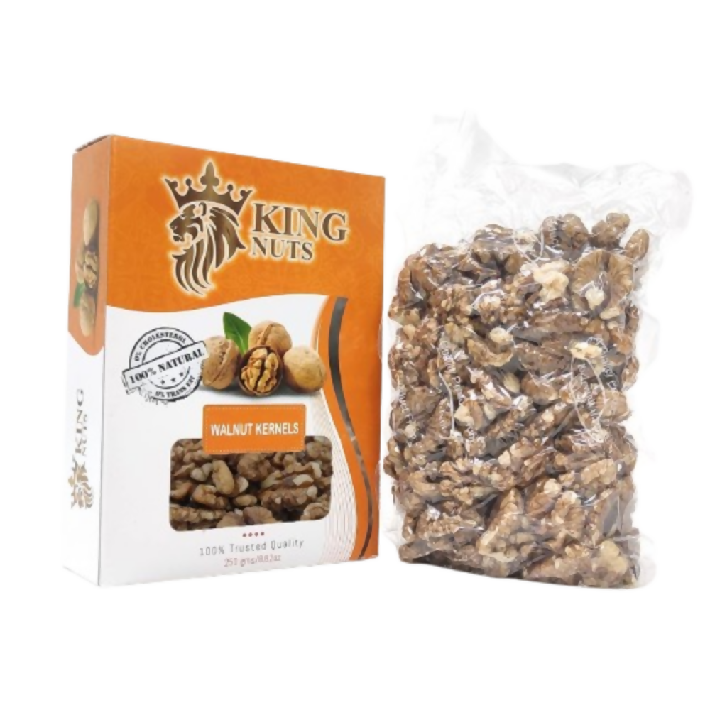 Go King Nuts Kashmiri Halves Walnuts Kernels | Grocsy