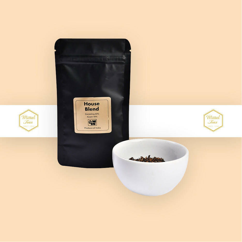 Mittal Teas House Blend Darjeeling 60 % & Assam 40 % | Grocsy