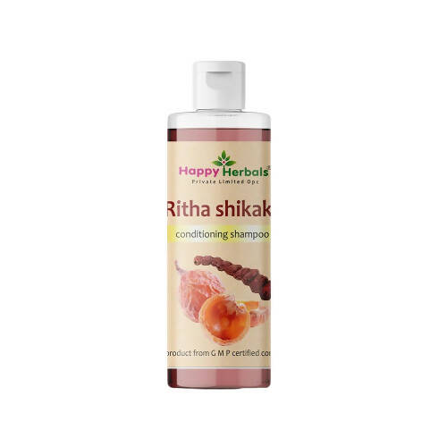 Happy Herbals Ritha Shikakai Conditioning Shampoo | Grocsy