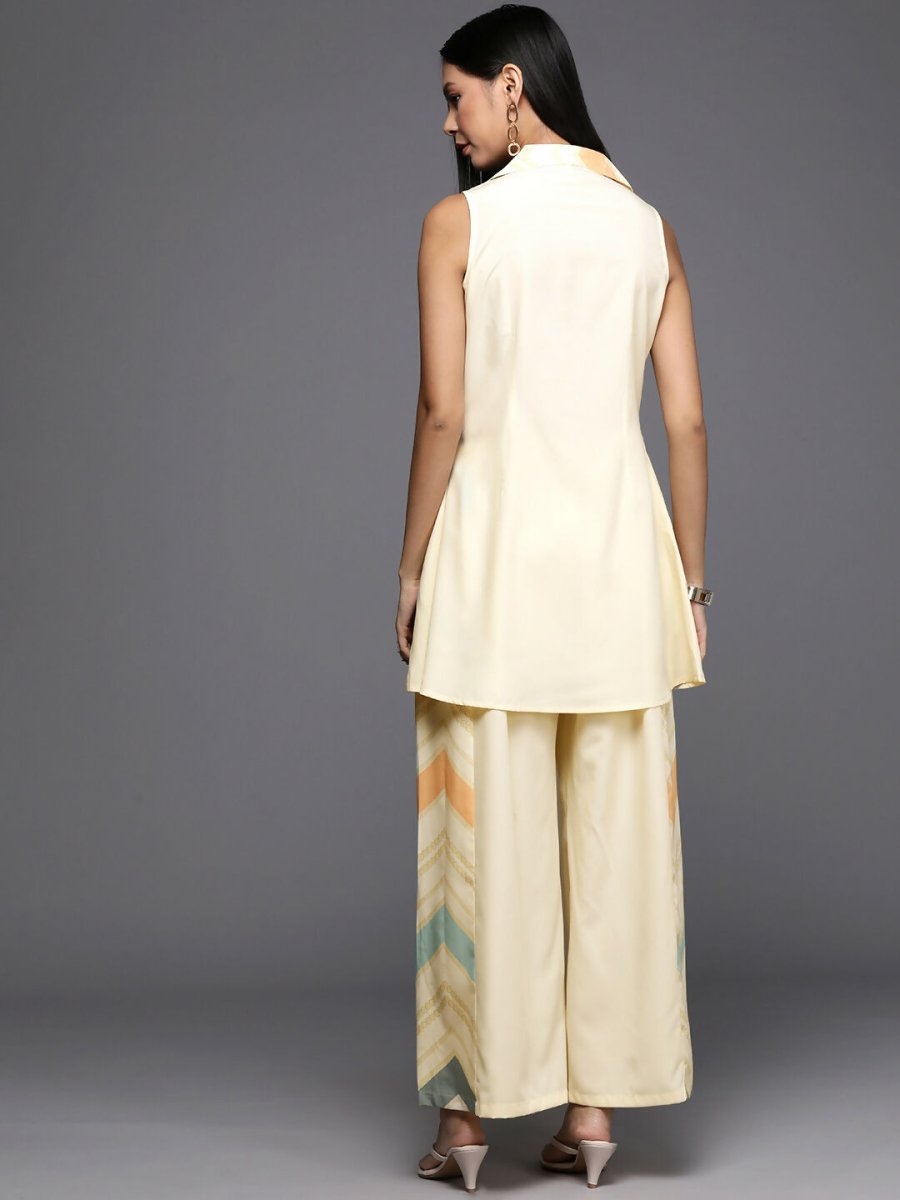 Ahalyaa Women's Traditional Wear Co-ods - Off-white | Grocsy