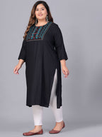 Sztori Women Thread Work Kurta | Grocsy