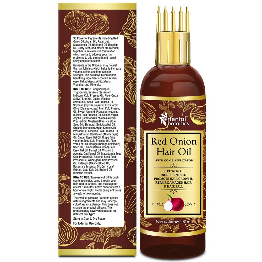 Oriental Botanics Red Onion Hair Oil | Grocsy