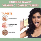 House of Beauty Vitamin C Complex Tablets | Grocsy