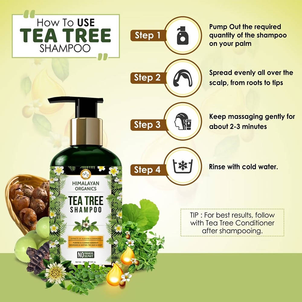 Himalayan Organics Tea Tree Shampoo | Grocsy