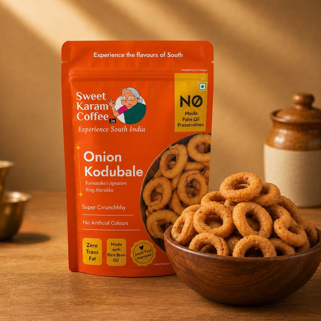 Sweet Karam Coffee Onion Kodubale | Grocsy