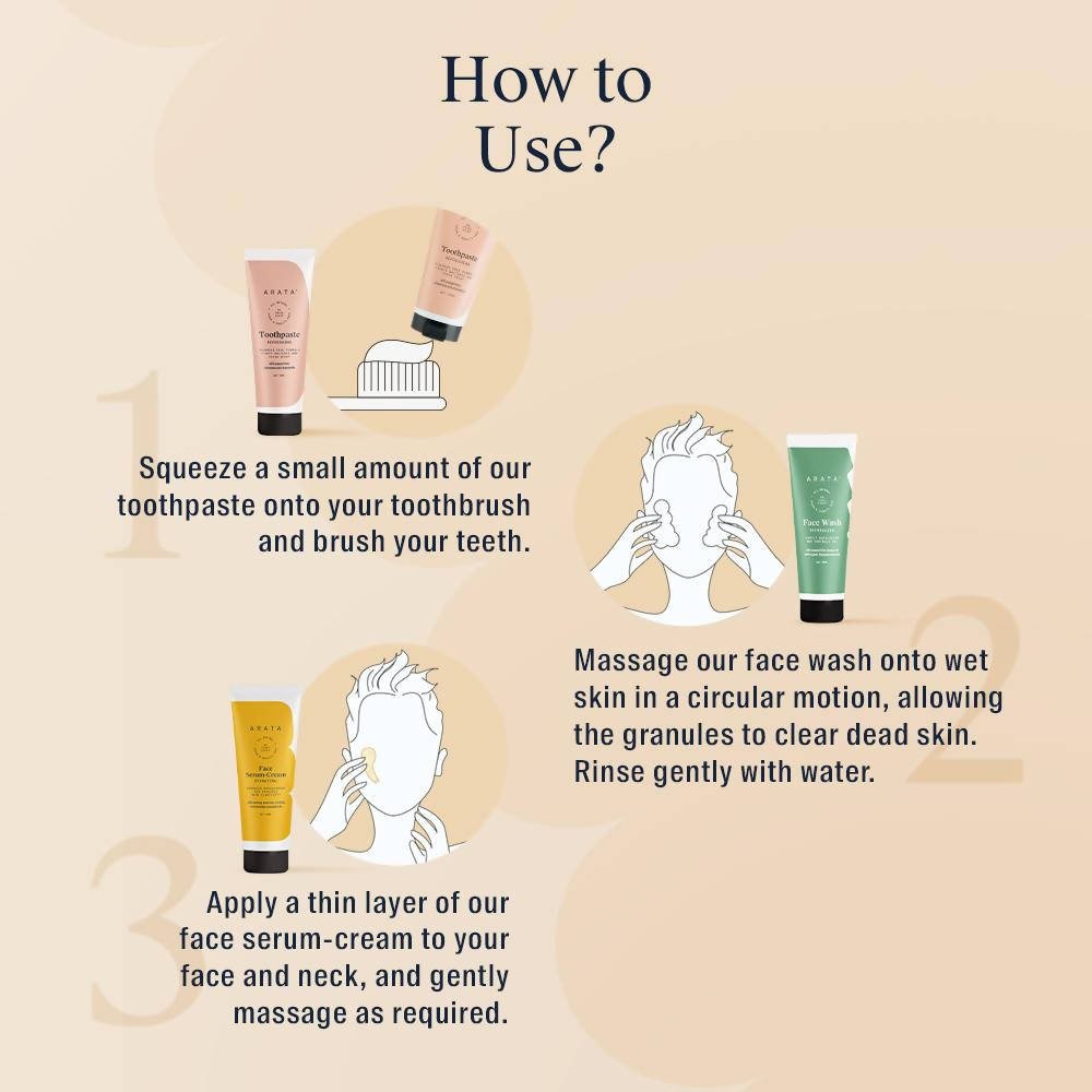 Arata Essential Morning Regime | Grocsy
