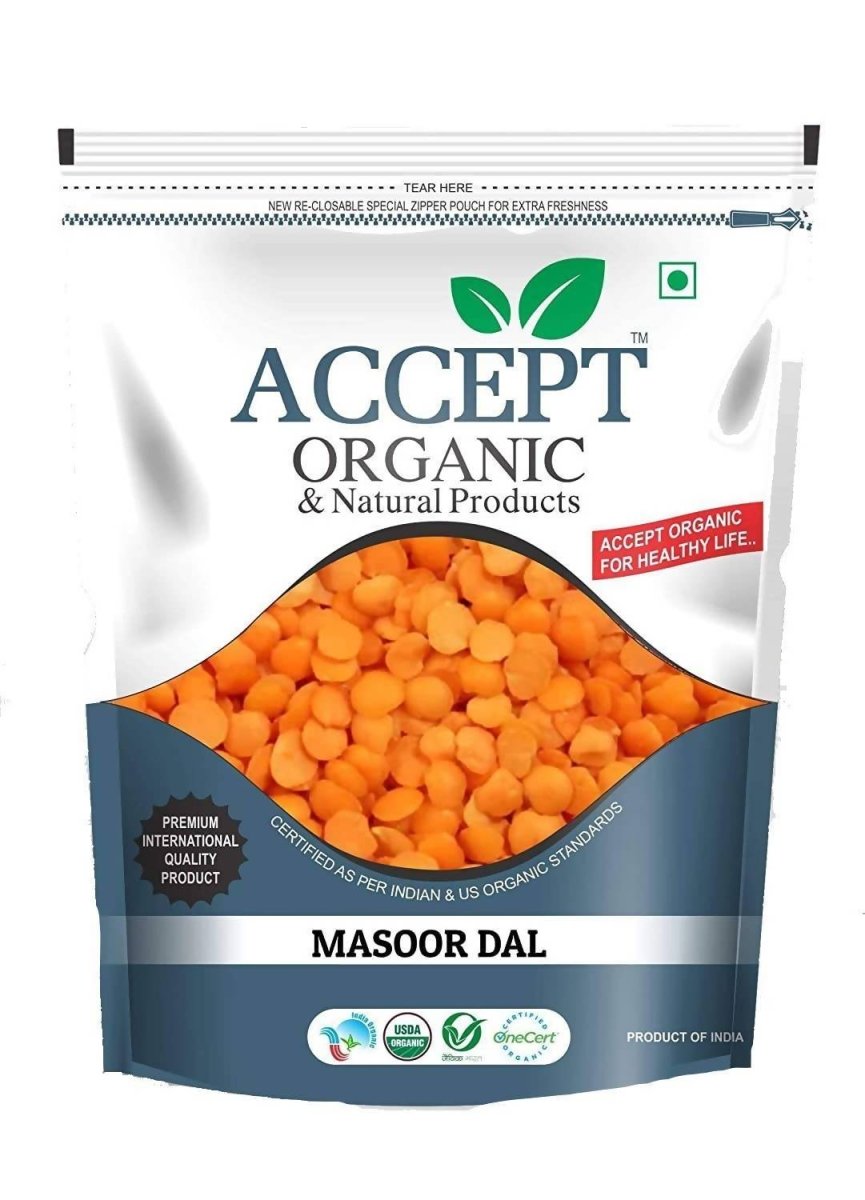 Accept Organic Masoor Dal | Grocsy