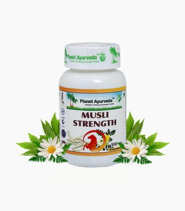 Planet Ayurveda Musli Strength capsules | Grocsy