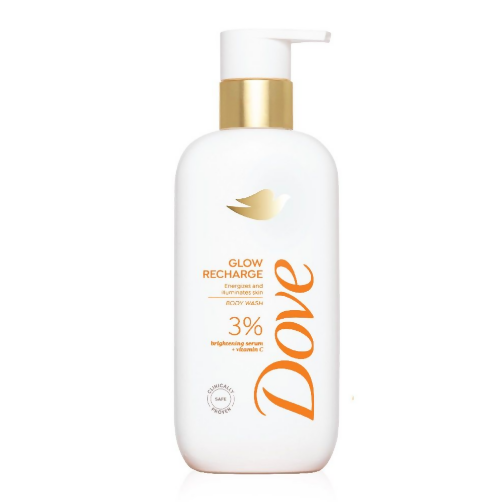 Dove Glow Recharge Exfoliating Serum Body Wash with 3% Brightening Serum + Vitamin C | Grocsy