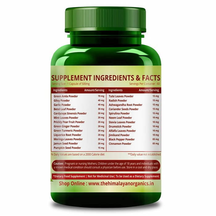 Himalayan Organics Immunity Booster Vegetarian Capsules | Grocsy
