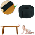 Safe-O-Kid Prevents From Head Injury Multi Functional 2 Meter Edge Guard, Black | Grocsy