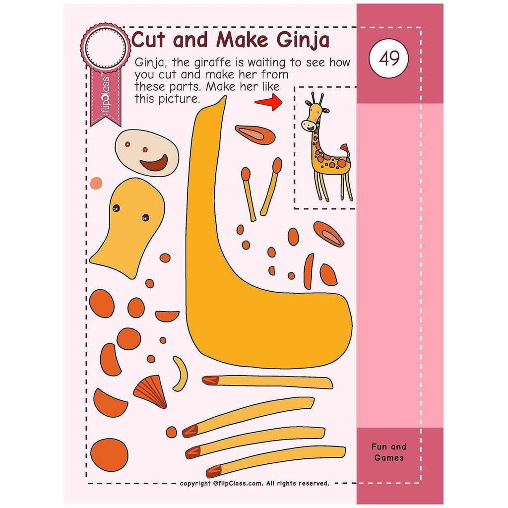 Genius Kids Worksheets for Lkg - Set of 8 Workbooks for LKG, KG-1 | Grocsy