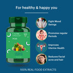 Laurik PCOD Balance Tablets With Vitamin D2, Folate And Inositol For Women Health | Grocsy