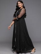 Ahalyaa Women's Traditional wear Kurta Set - Black | Grocsy