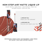Kiro Airy Matte Liquid Lipstick - Pink Granite (Pink Plum) | Grocsy