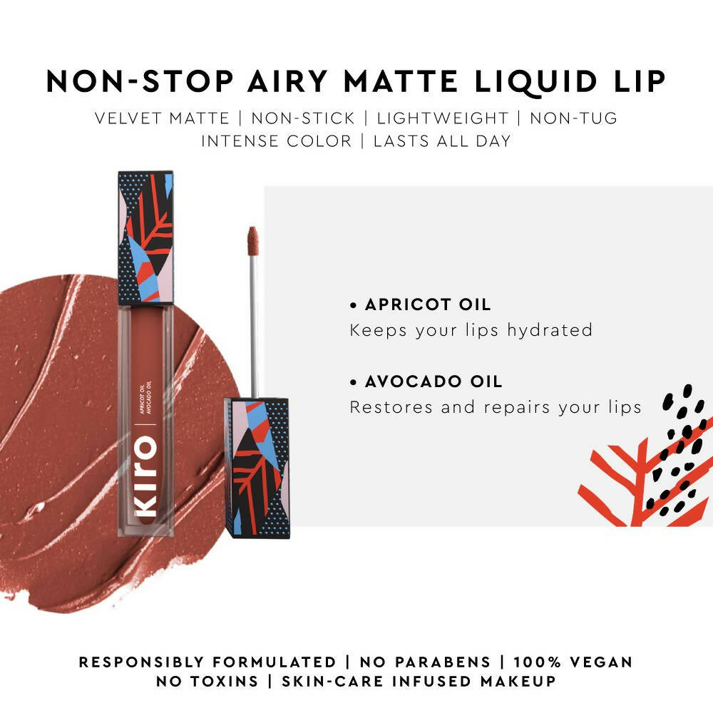 Kiro Airy Matte Liquid Lipstick - Pink Granite (Pink Plum) | Grocsy
