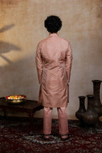 Semi Pattu Copper Balaji Ratna Pattu Set By Hilo Design | Grocsy