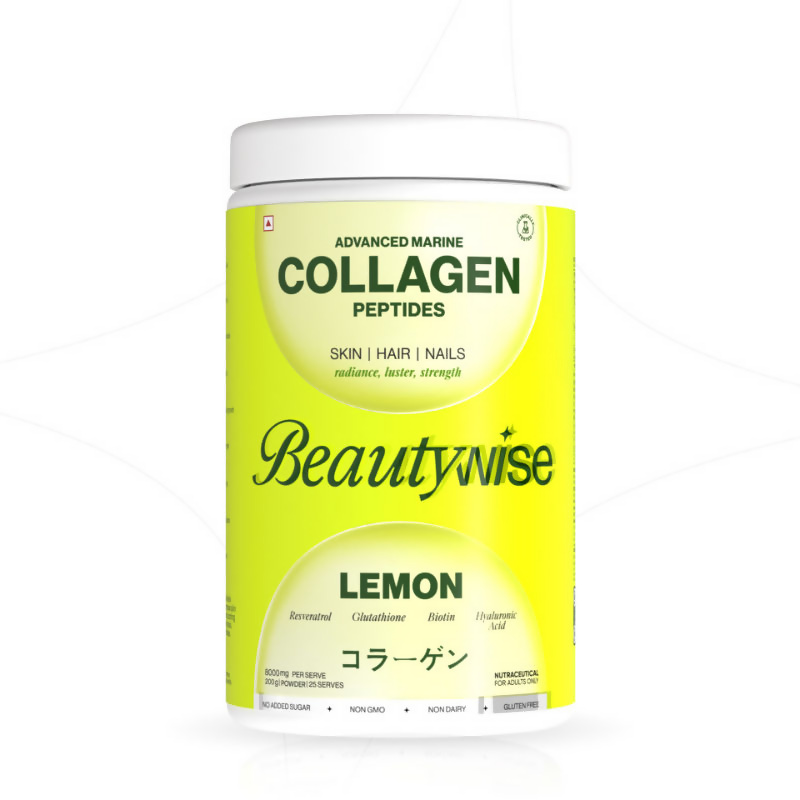 Beautywise Advanced Marine Collagen Peptides Powder - Lemon | Grocsy