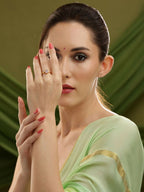 Natural Stone Pink Ring - Ruby Raang | Grocsy