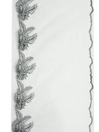 Embroidered Kurta With Pant & Embroidered Cut Work Organza Dupatta, White - Hiral Fashion | Grocsy