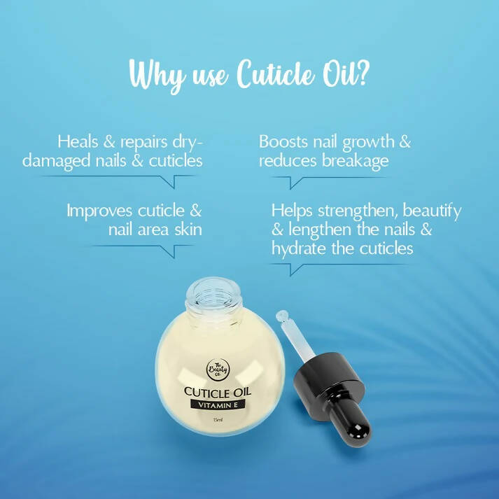 The Beauty Co. Vitamin E Cuticle Oil for Nails | Grocsy