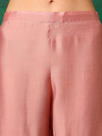 Embroidered Kurta With Pant & Embroidered Dupatta, Pink - Hiral Fashion | Grocsy