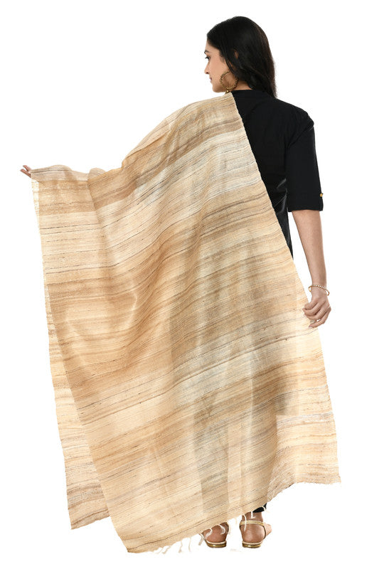 Mominos Fashion Moeza Pure Ghichcha Silk Tussar Dupatta | Grocsy