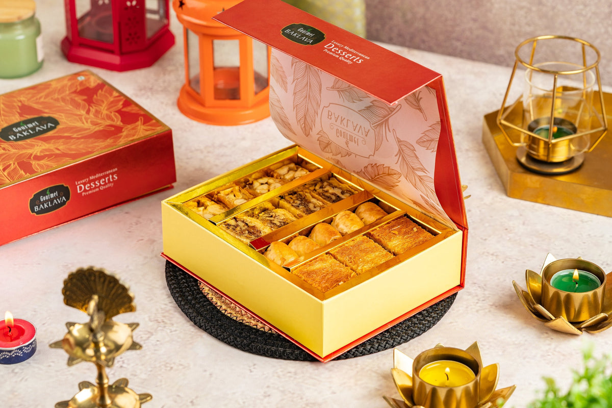 Gourmet Baklava Decadent Assorted Baklava Box | Grocsy