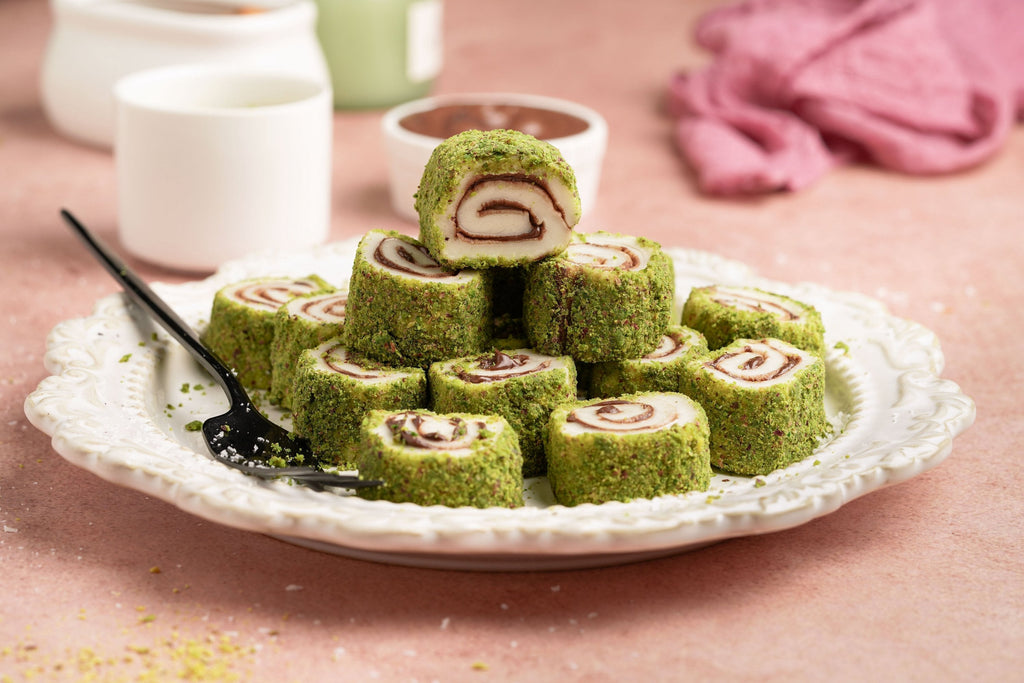 Gourmet Baklava Pista Nutella Delight | Grocsy
