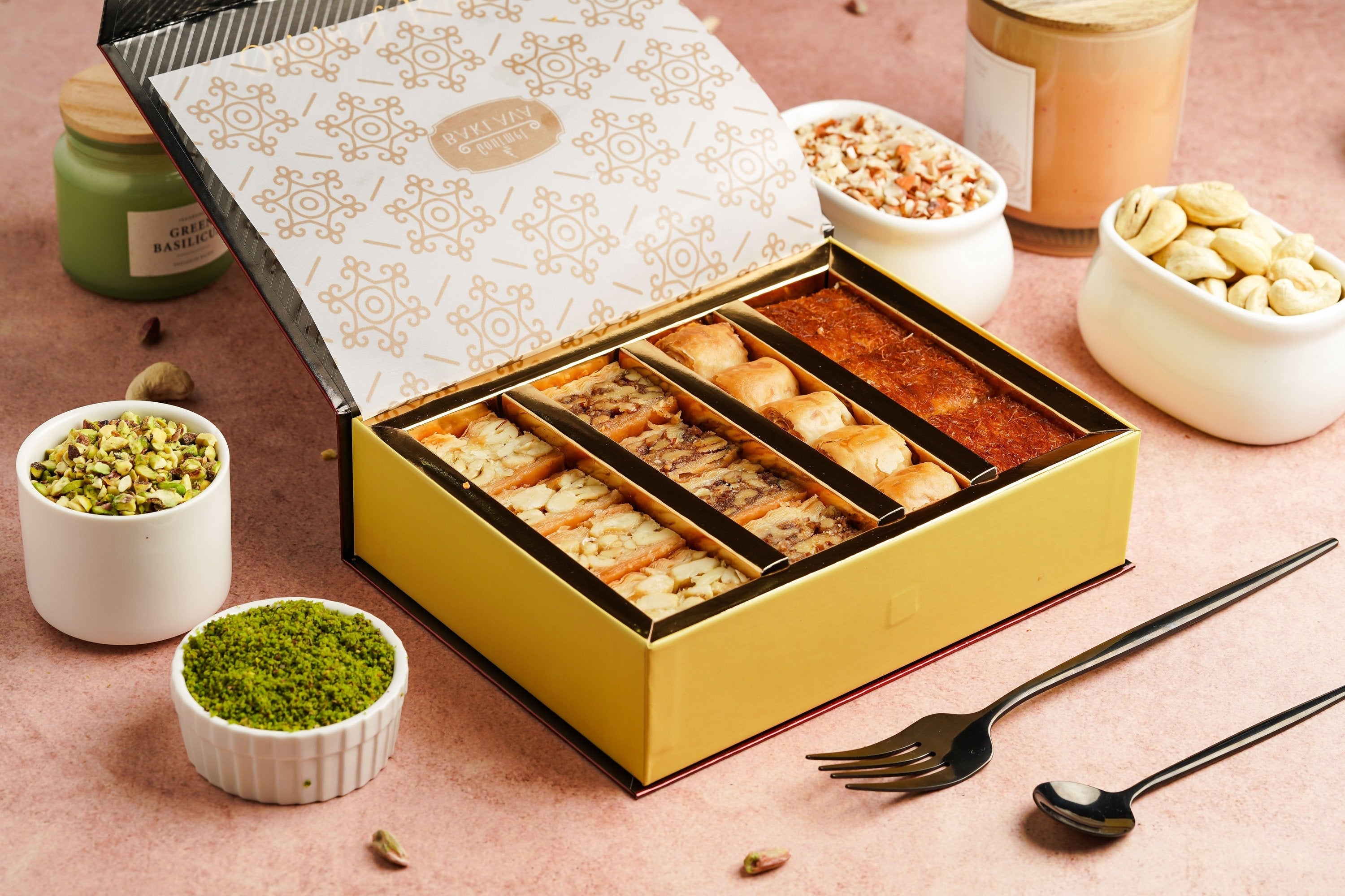 Gourmet Baklava Assorted Baklava Box | Grocsy