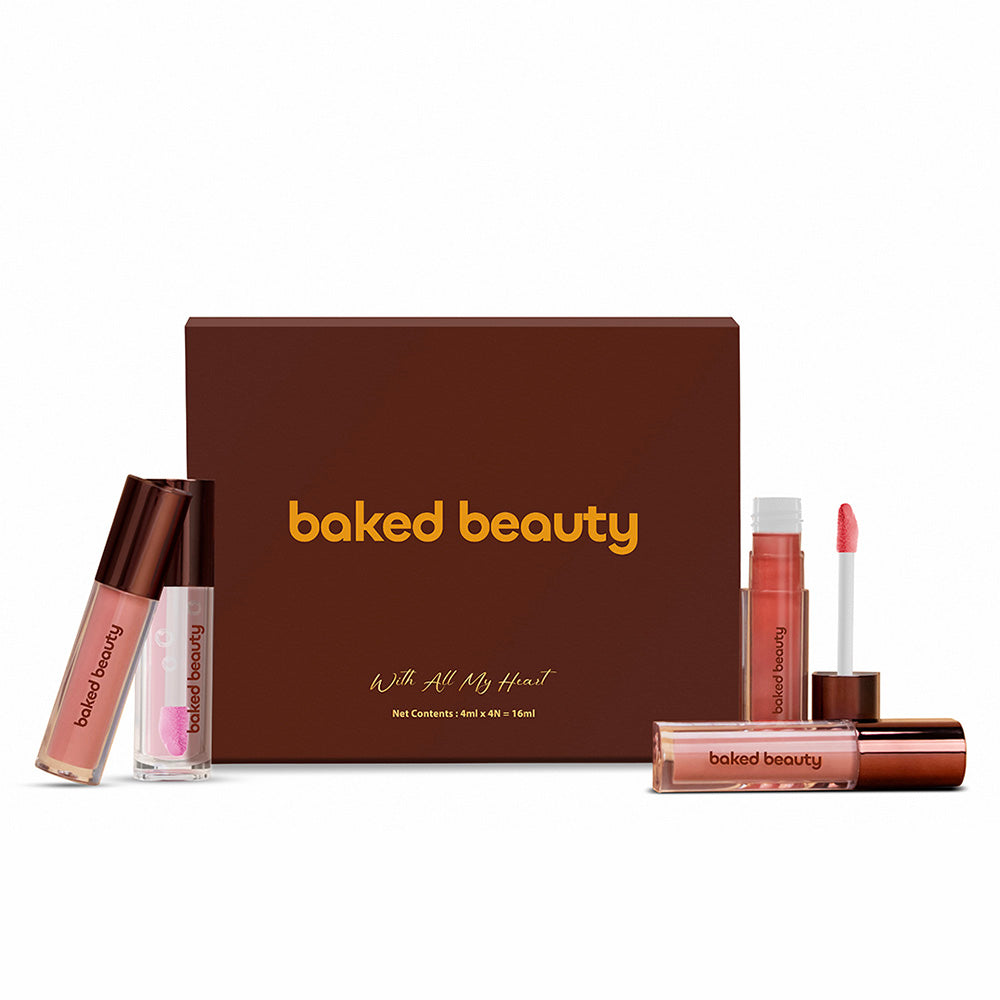 Baked Beauty Baked Beauty Four Ever Yours Liquid Lipstick Giftset For Women (4mlx4) | Grocsy