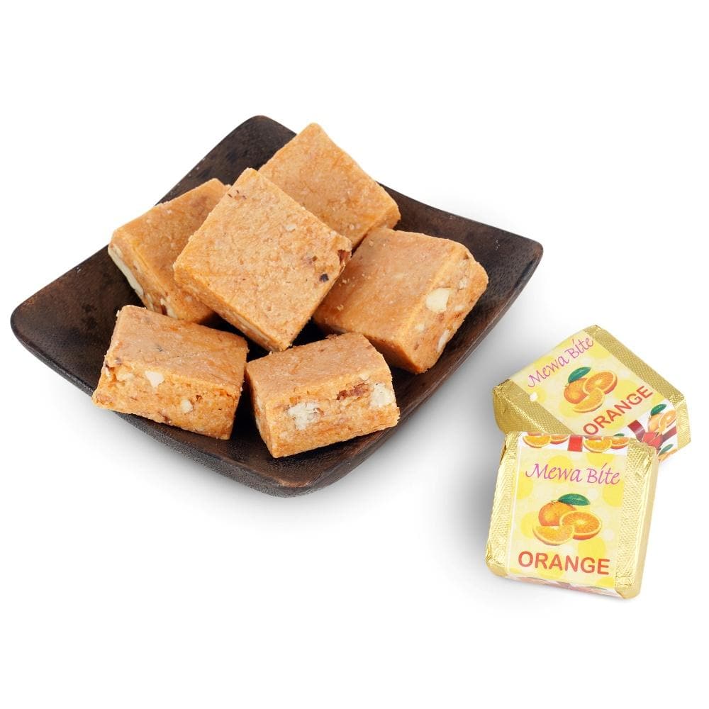 Nathu's Orange Mewa Bites | Grocsy