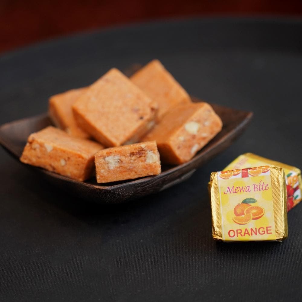 Nathu's Orange Mewa Bites | Grocsy