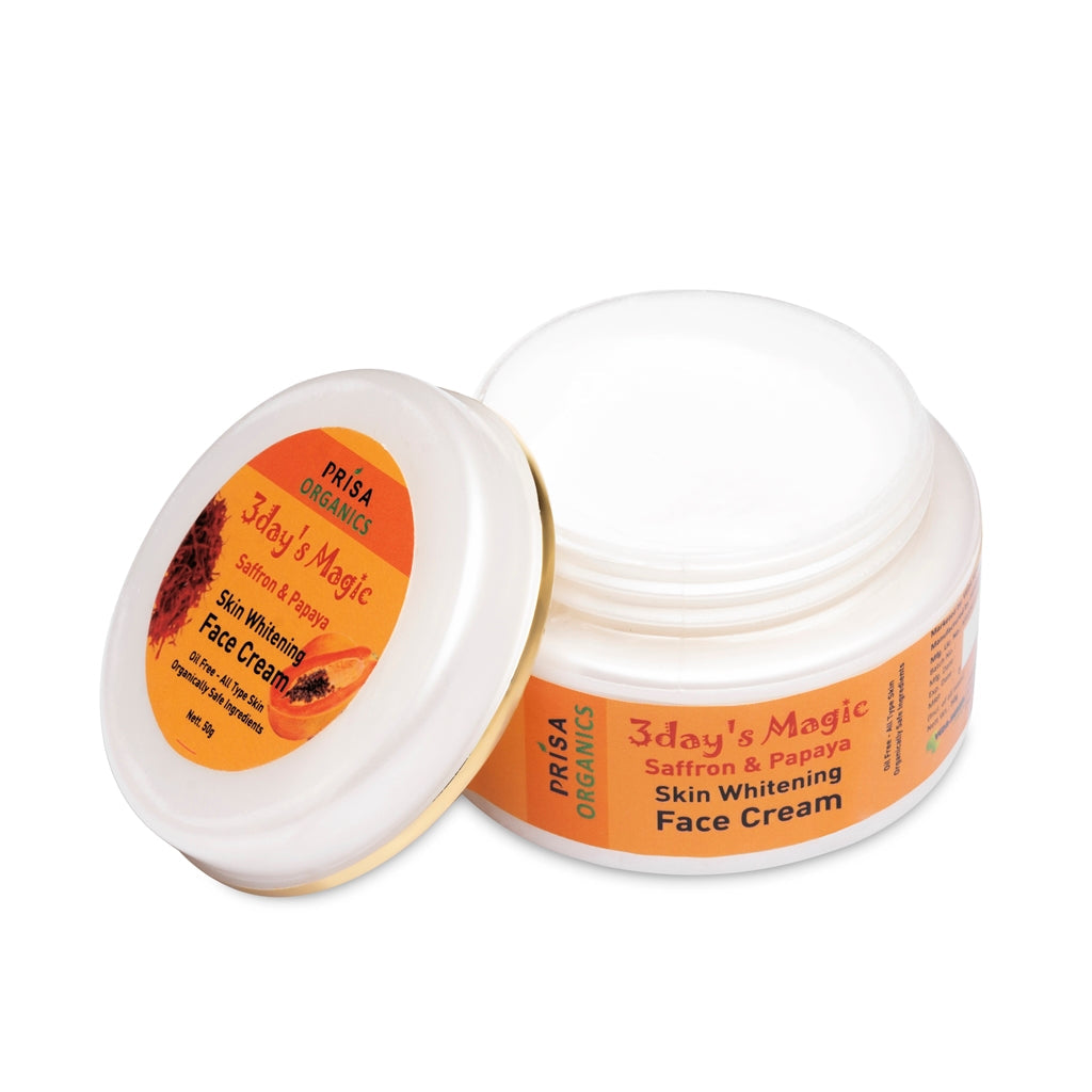 Prisa Organics 3 Day's Magic Face Cream | Grocsy