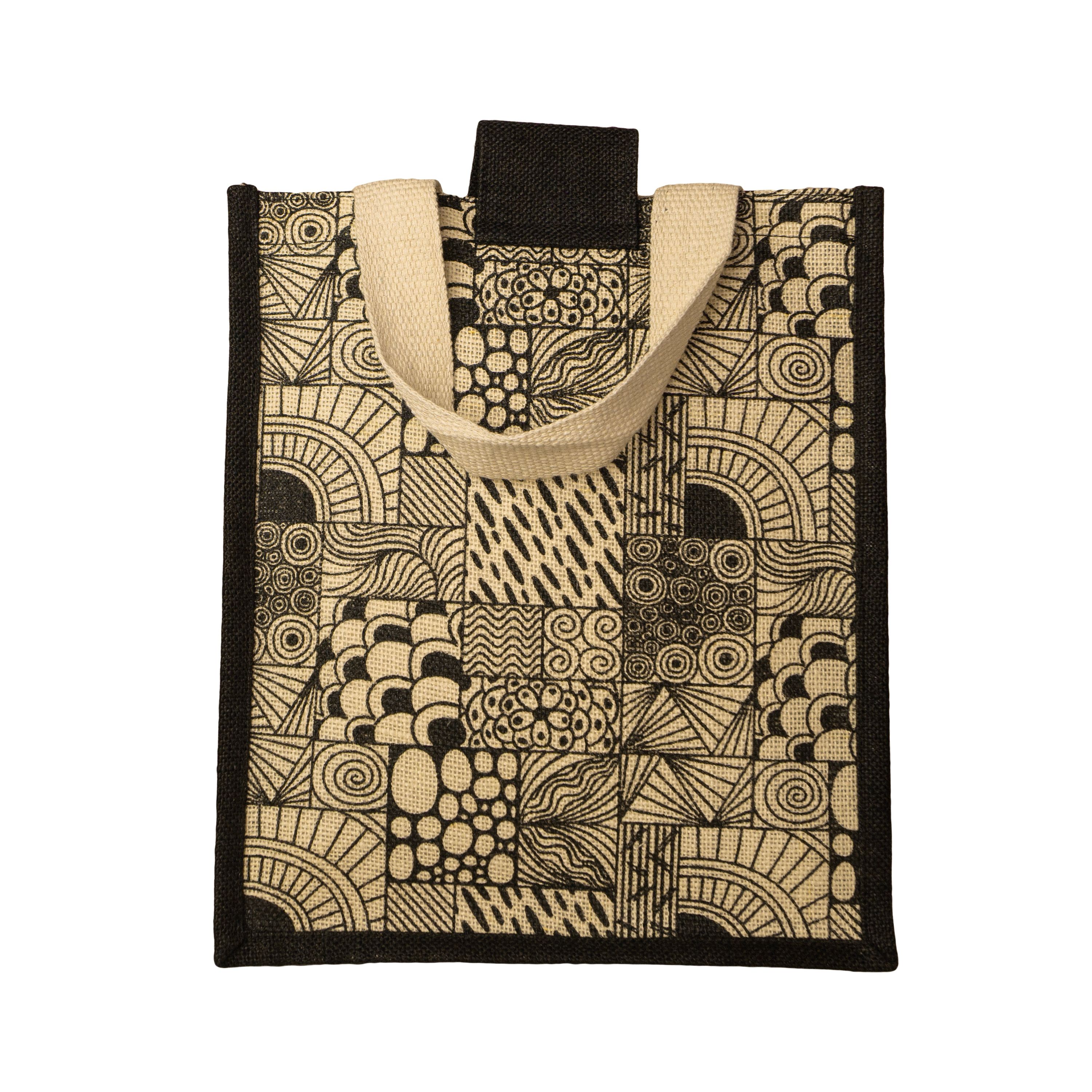 MiDazzle Shopping Bag (Tribal With Flap) JdJSB1101 | Grocsy