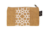 MiDazzle Jute Zipper Pouch JdJZP2001 | Grocsy