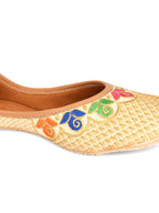 Desi Colour Women Indian Ethnic Footwear-Office Wear Ultra Comfortable Mojari | Grocsy