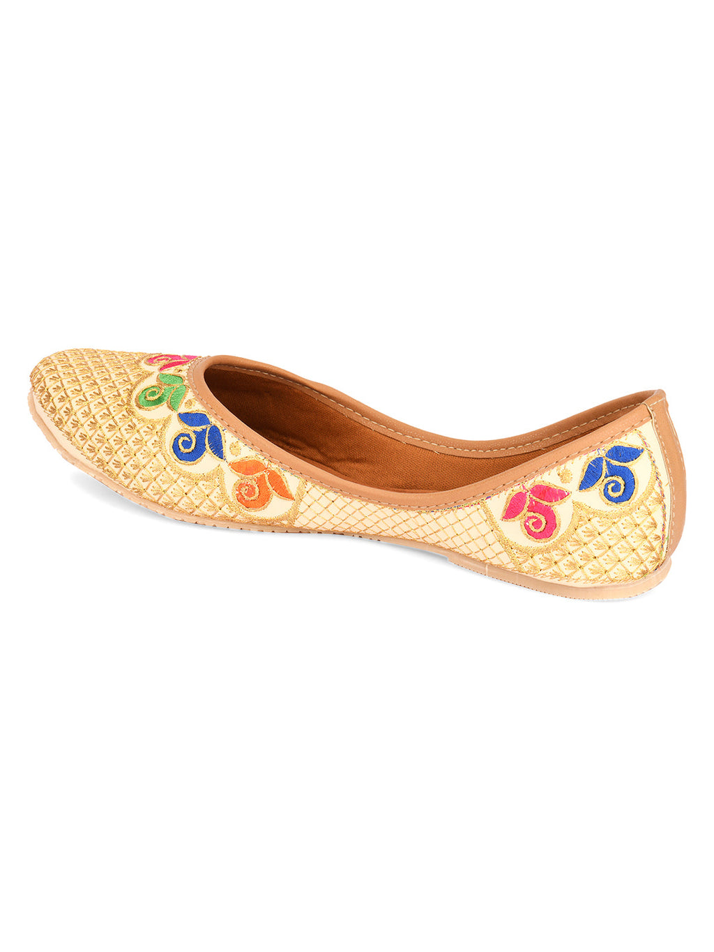 Desi Colour Women Indian Ethnic Footwear-Office Wear Ultra Comfortable Mojari | Grocsy