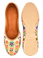 Desi Colour Women Indian Ethnic Footwear-Forest Beauty | Grocsy