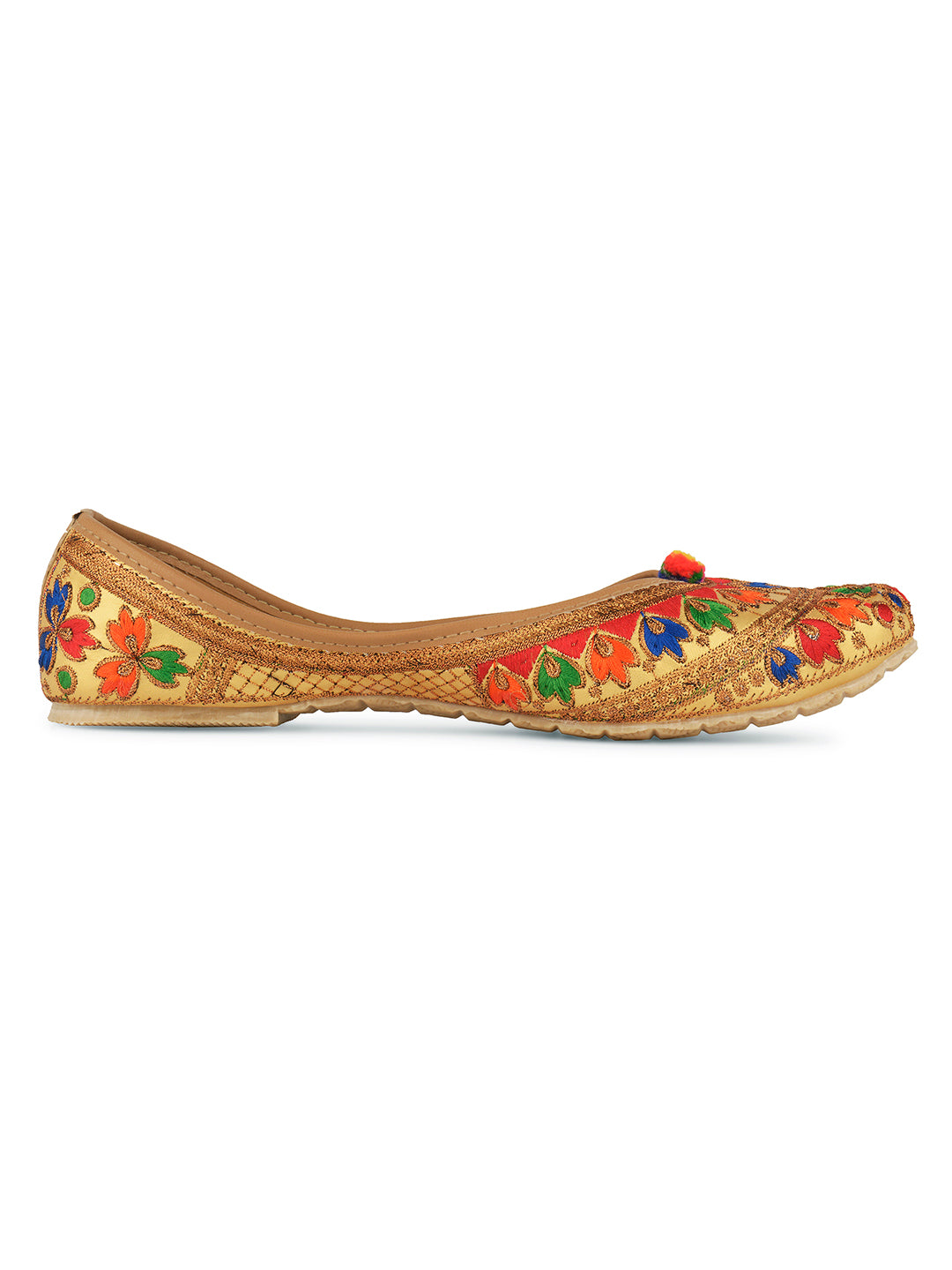 Desi Colour Women Indian Ethnic Footwear-Colour Wave | Grocsy